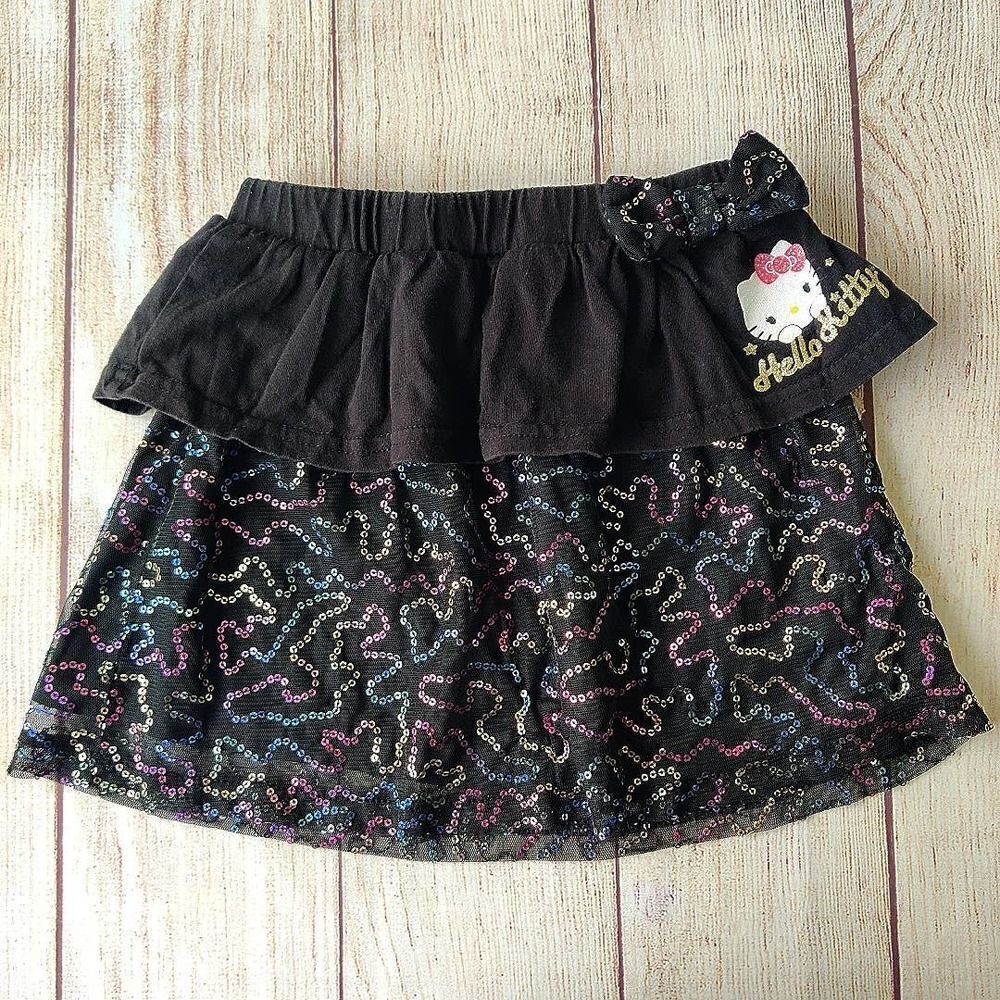 Hello Kitty layered sequin skirt sz XS (4/5)